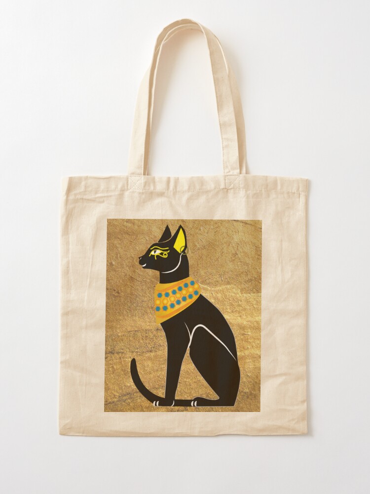 Egyptian Cat Handmade Tote Bag