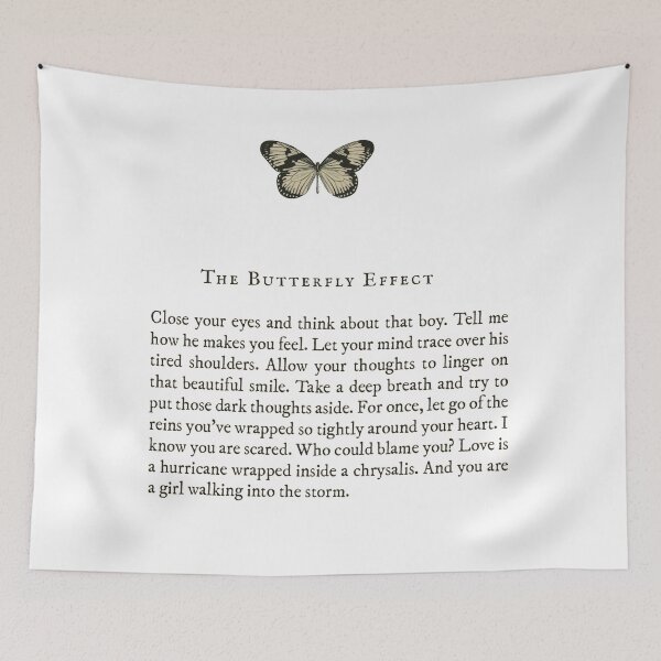 Item preview, The Butterfly Effect Description designed and sold by fudgecream.