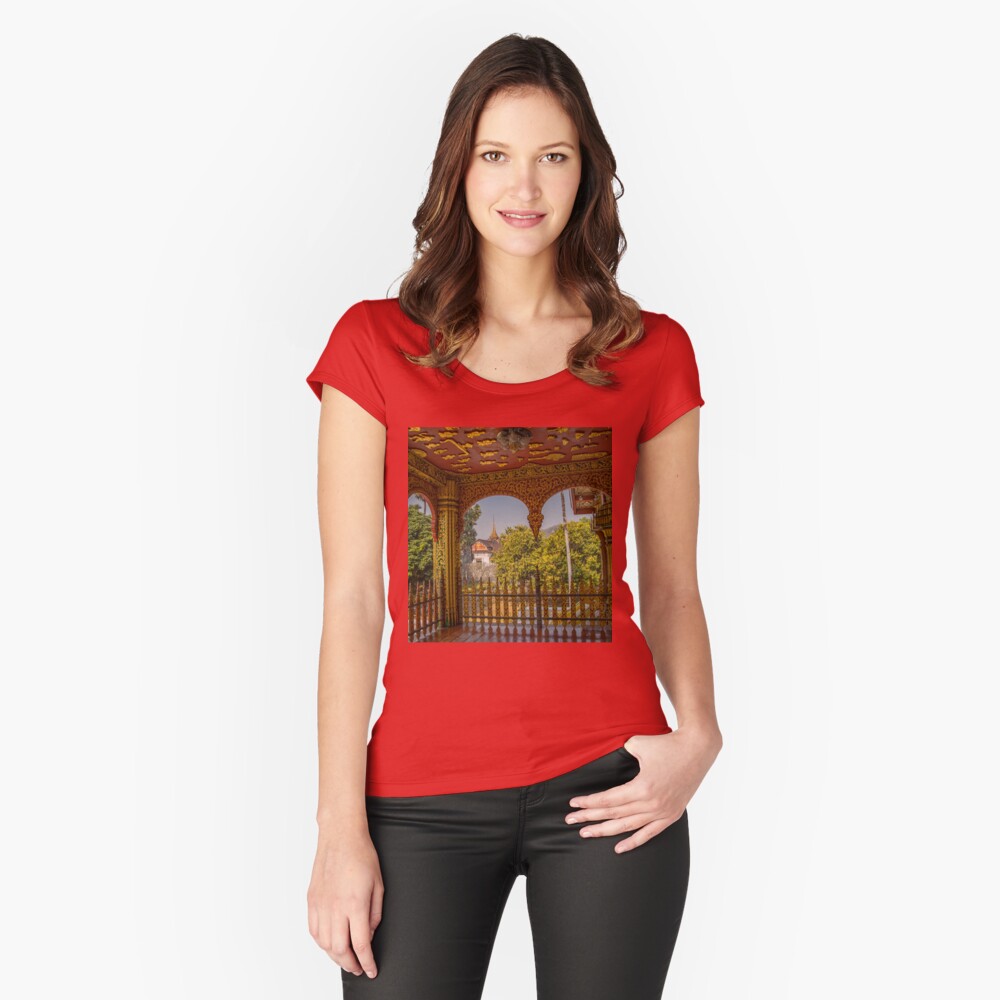 Item preview, Fitted Scoop T-Shirt designed and sold by vadim19.