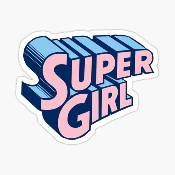 Autocollant super fille! Sticker