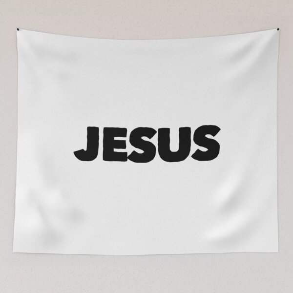 Item preview, Jesus in Thick Black Bold Letters designed and sold by bugtalk.