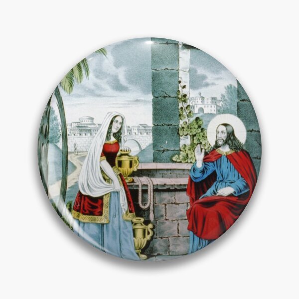 Item preview, Christ at the well - 1846 - Currier & Ives designed and sold by CrankyOldDude.