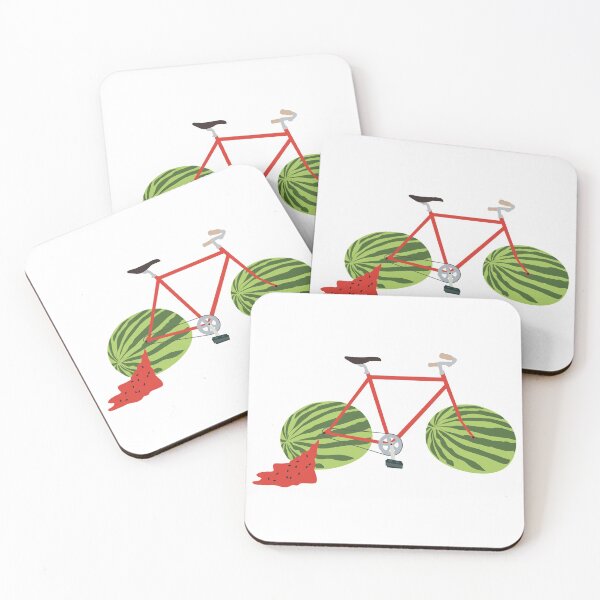 Item preview, Flat Tire Bicycle with Watermelon Wheels designed and sold by idovedesign.