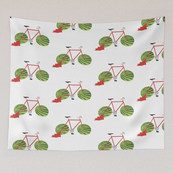 Item preview, Flat Tire Bicycle with Watermelon Wheels designed and sold by idovedesign.
