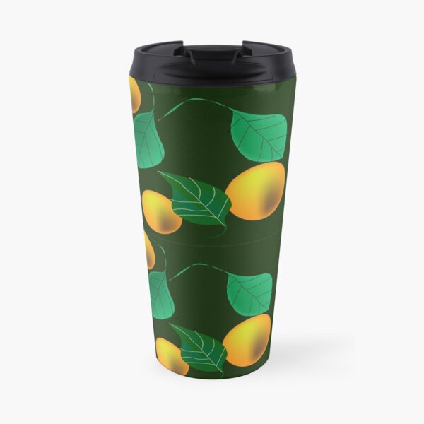 Pattern with yellow fruits Travel Mug