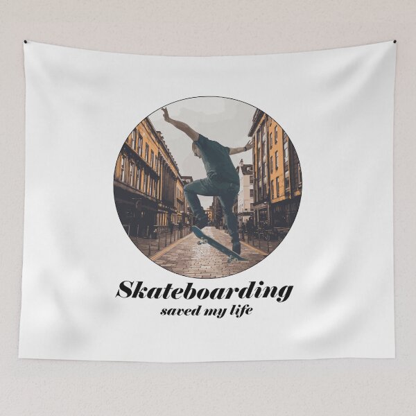 Item preview, Skateboarding saved my life designed and sold by nikolaj1301.