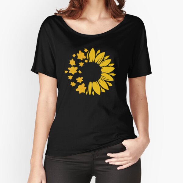 blusas con estampado de girasoles