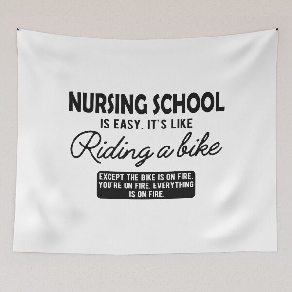 Item preview, Nursing School - is Like riding a bike designed and sold by kchappyshop.