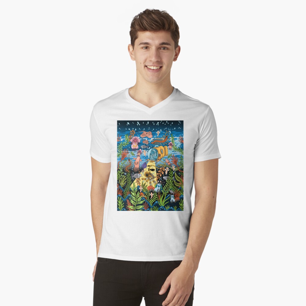 Item preview, V-Neck T-Shirt designed and sold by jackteagle.