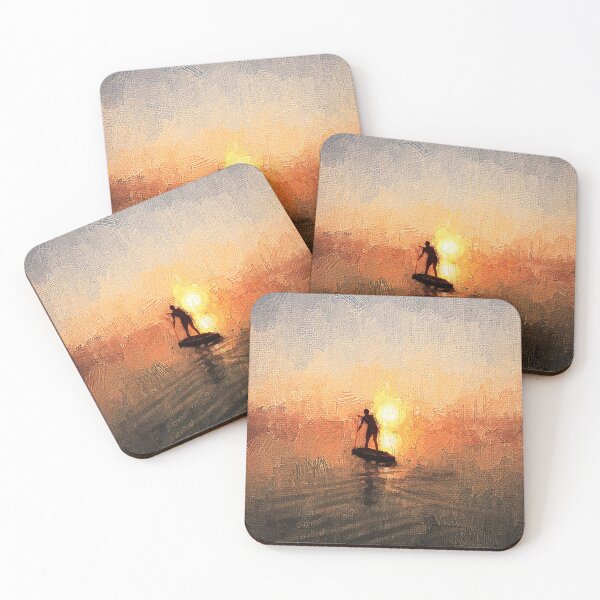 Item preview, Paddleboarding sunrise designed and sold by come.