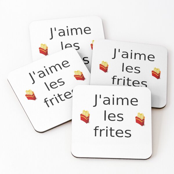 Aperçu de l'œuvre J aime les frites créée et vendue par cricri33190.