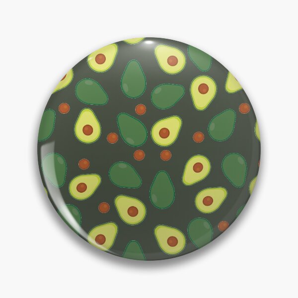 Item preview, Olive Green and Yellow Avocado Food Pattern designed and sold by HotHibiscus.