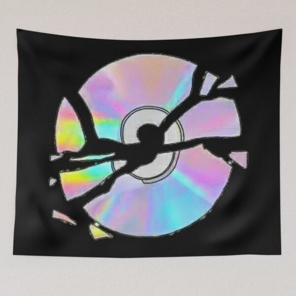 Item preview, Copy of Broken CD (black background) designed and sold by fudgecream.