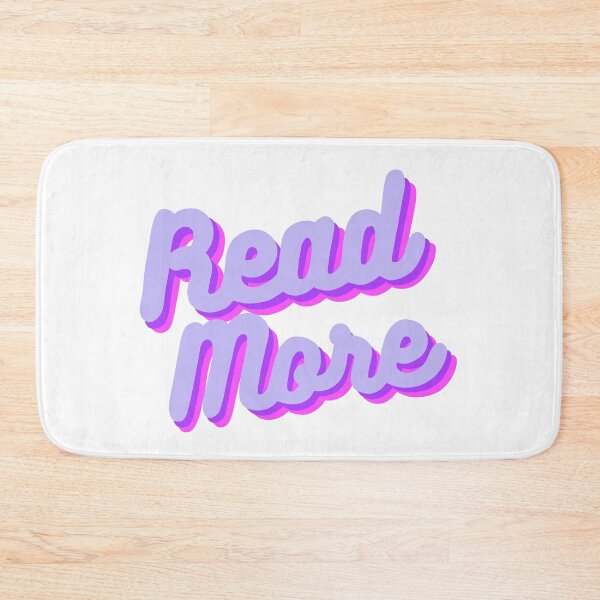 Item preview, Retro Read More Quote in Electric Purple   designed and sold by WildeandCo.