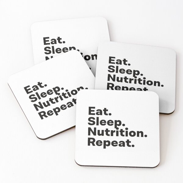 Item preview, Eat Sleep Nutrition Repeat designed and sold by teesaurus.