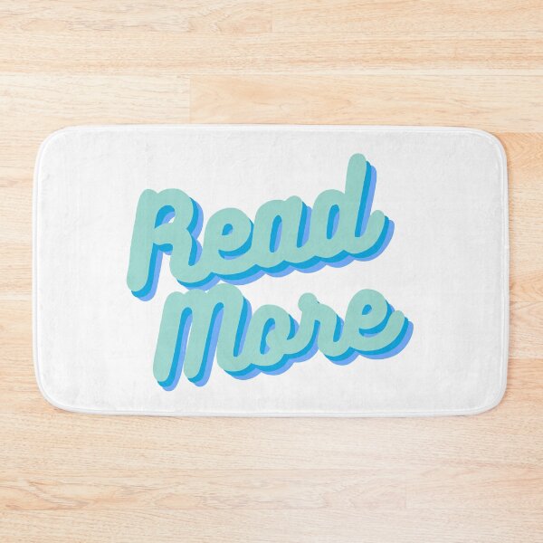 Item preview, Retro Read More Quote in Teal  designed and sold by WildeandCo.