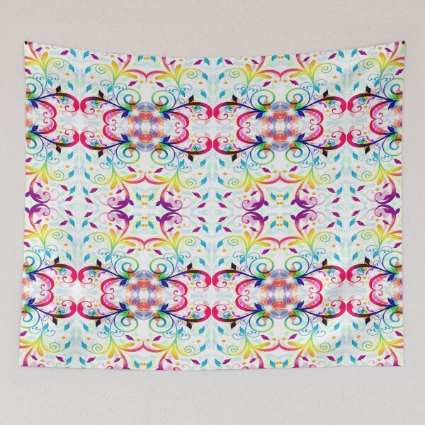 Item preview, Swirly feminine , psychedelic Arte Abstracto, abstract art design, botanical floral design inspired by nature designed and sold by Adri Barnard.