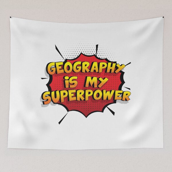 Artikelvorschau, Geography ist mein Superpower Lustiges Geography Designgeschenk entworfen und verkauft von Custom365.