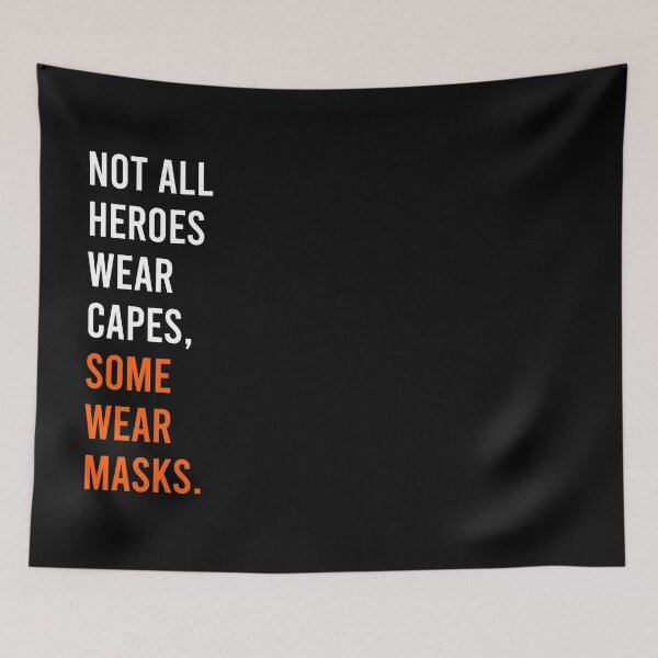 Item preview, Not all Heroes wear capes, some wear masks designed and sold by KA DESIGNS.