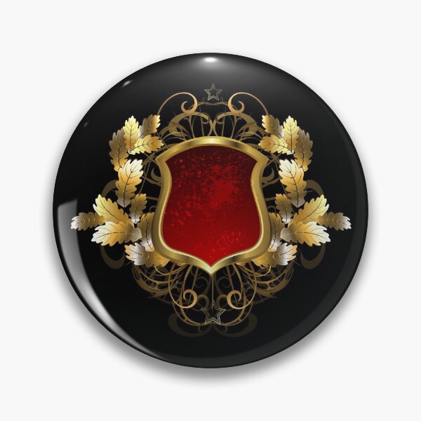 Item preview, Red Shield with an Oak Branch designed and sold by Blackmoon9.