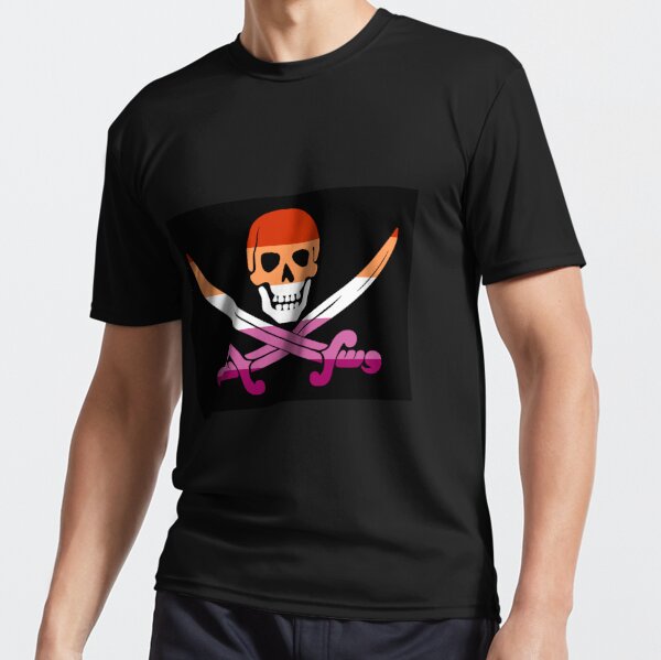 Rainbow Jolly Roger Pirate LGBT Pride Te T-Shirt - TeeHex