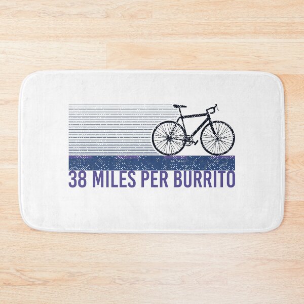 Item preview, CYCLING: 38 Miles Per Burrito designed and sold by Sandra78.