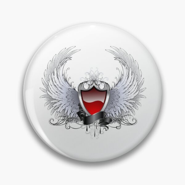 Item preview, Red angel shield ( Shields ) designed and sold by Blackmoon9.