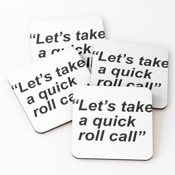 Item preview, Let's take a quick roll call designed and sold by Rogervdb.