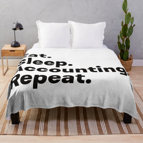 Item preview, Eat Sleep Accounting Repeat designed and sold by teesaurus.