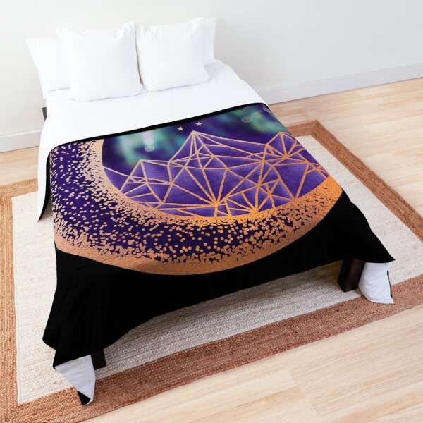 gold night court insignia Comforter