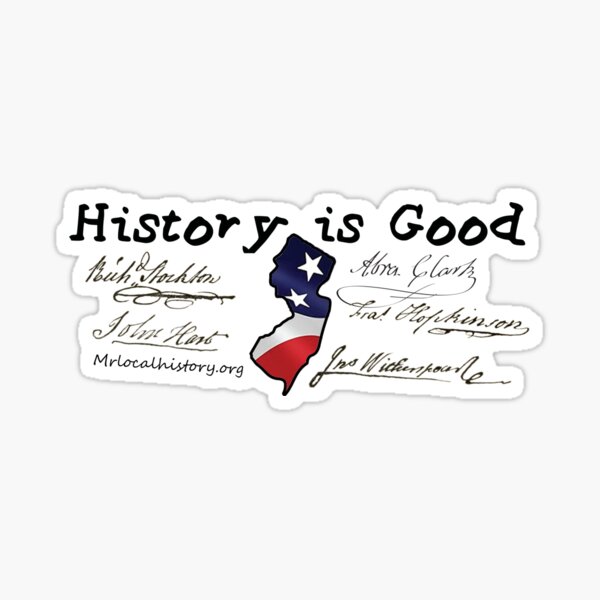 NJ Signers of the Declaration of Independence Sticker