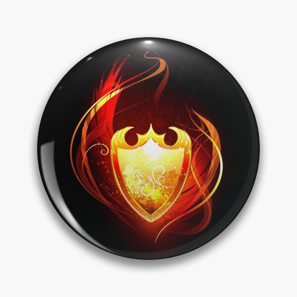 Item preview, Fiery Shield ( Fire Shield ) designed and sold by Blackmoon9.