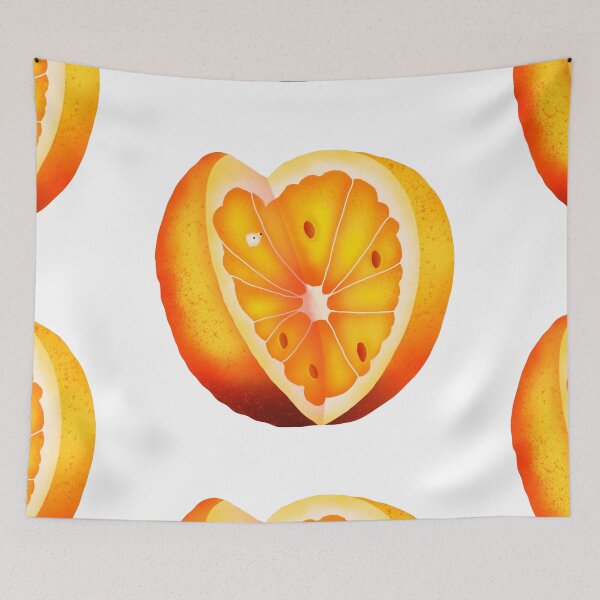 Item preview, Orange with caterpillar designed and sold by anabpcarvalho.