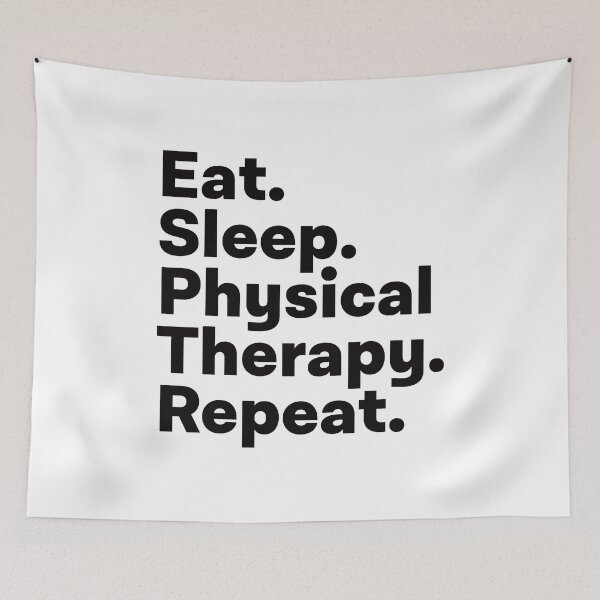 Item preview, Eat Sleep Physical Therapy Repeat designed and sold by teesaurus.