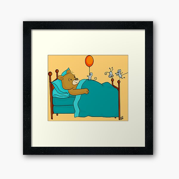 Get Well Framed Art Print