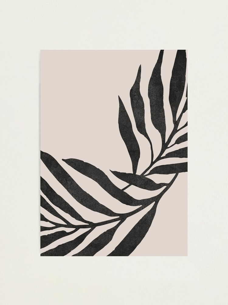 Alternate view of Black and Beige Photographic Print