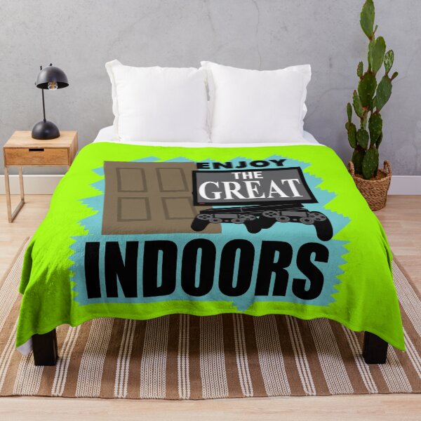 Item preview, Video Gamer Enjoy The Great Indoors Gaming Gift designed and sold by GriffsGraphix.