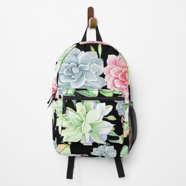 Item preview, Overlapping succulents in black background designed and sold by latiendadearyam.
