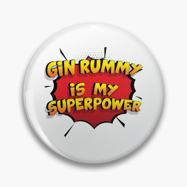 Item preview, Gin Rummy is my Superpower Funny Design Gin Rummy Gift designed and sold by Custom365.