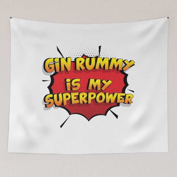 Item preview, Gin Rummy is my Superpower Funny Design Gin Rummy Gift designed and sold by Custom365.