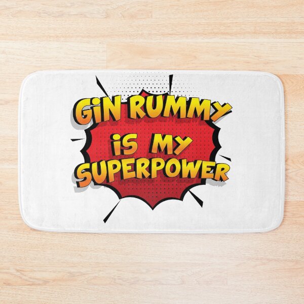 Item preview, Gin Rummy is my Superpower Funny Design Gin Rummy Gift designed and sold by Custom365.
