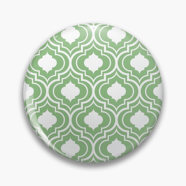 Item preview, Moroccan trellis pattern green designed and sold by Kamiri.
