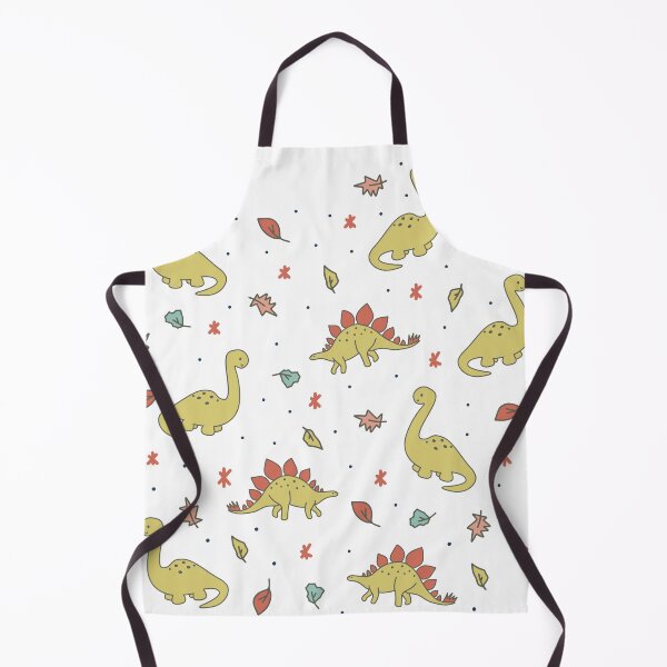 Jurassic Plant-Eating Dinosaurs Apron