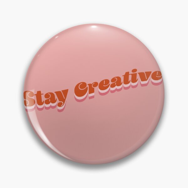 Item preview, stay creative typography designed and sold by Jaz-ai.