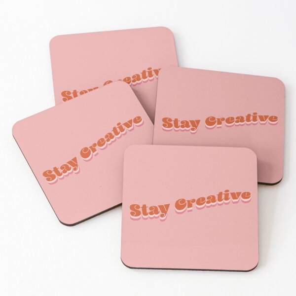 Item preview, stay creative typography designed and sold by Jaz-ai.