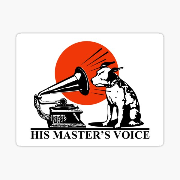 Item preview, La voz de su maestro (vintage) designed and sold by trueblue2.