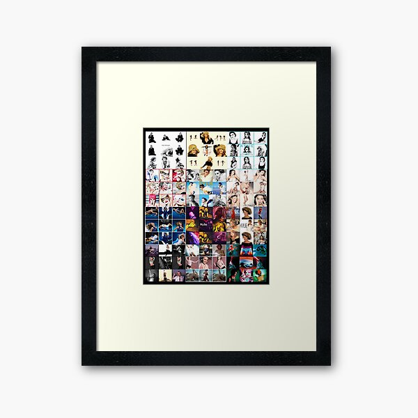 Kylie Minogue - Collage Framed Art Print
