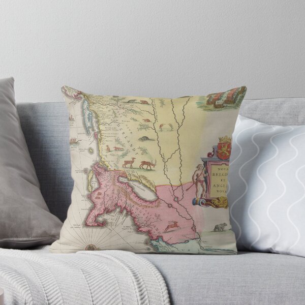 Item preview, Vintage Map of New England (1665) designed and sold by BravuraMedia.