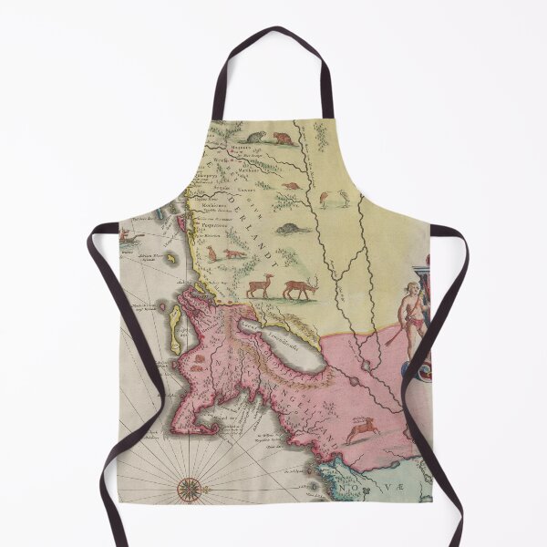 Item preview, Vintage Map of New England (1665) designed and sold by BravuraMedia.