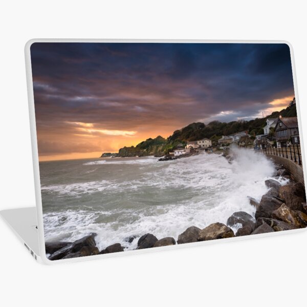 Steephill Cove Storm Isle Of Wight Laptop Skin